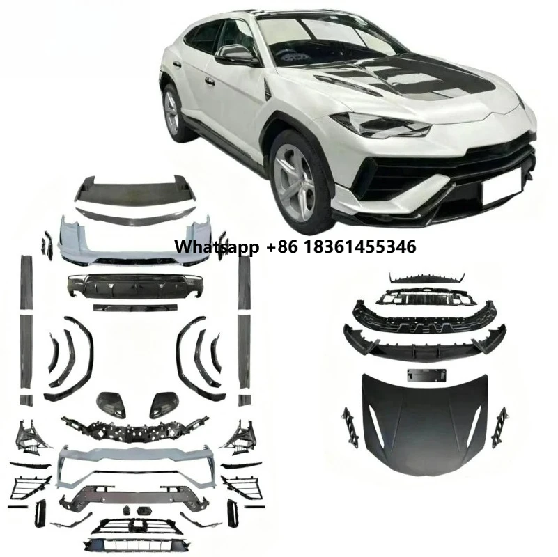 Hot-selling FOR Urus 2018-2022 Old to New Performance Style Carbon Conversion Kit Bumper Hood Wheel Arch Spoiler