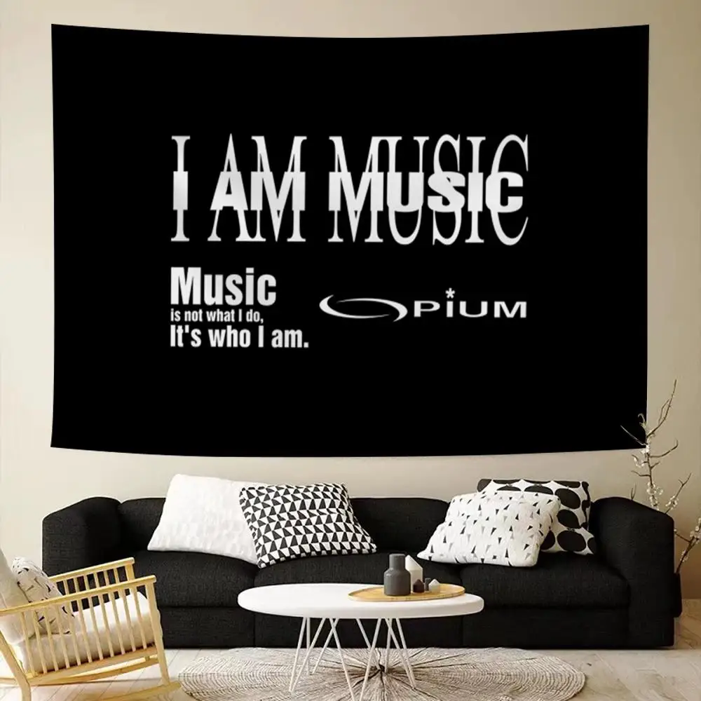 Trap PlayboiES Carti OPIUM Tapestry House Bedroom Living Bar Garden Microfiber Decoration Background