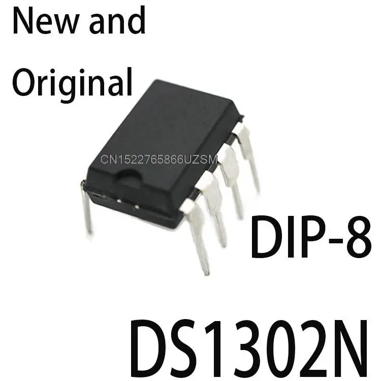 10PCS New and Original DIP8 DS1302 DIP DIP-8 Trickle Charge Timekeeping Chip DS1302N