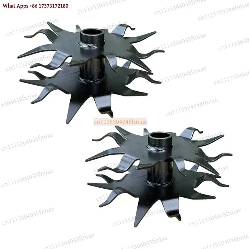 Power Tiller Tines Lawn Mower Attachments Universal Replacement Parts Garden Cultivator Blades Tools