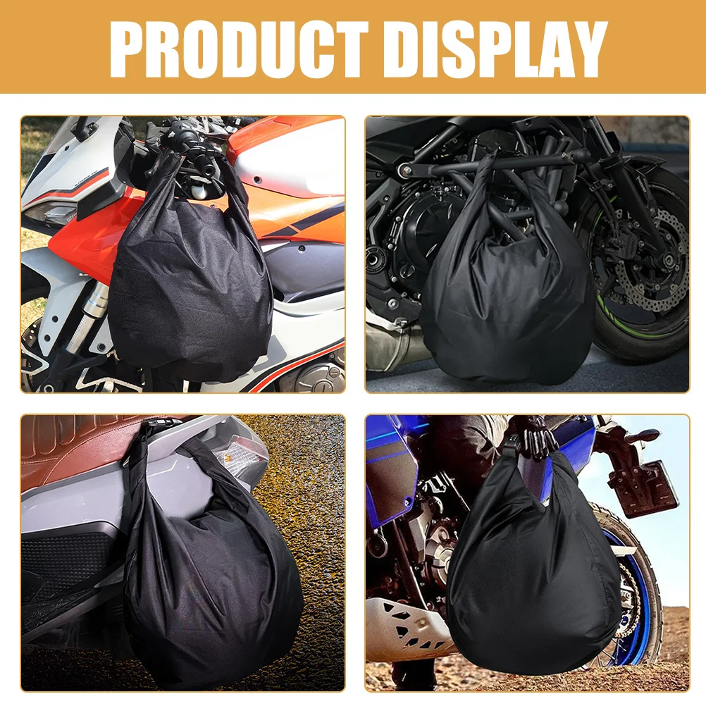 

Lightweight Storage Bag Heavy Duty Workmanship for Motorcycle Skiing Bicycle Helmets Portable Travel Accessory Pouch