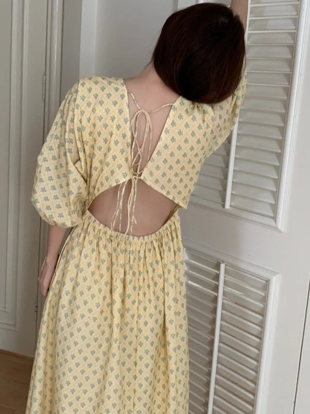 

Шикарная женская длинная юбка с цветочным принтом, весенняя новинка Sweet Bubble Sve Tea Break, эле, простой цвет, чистый материал