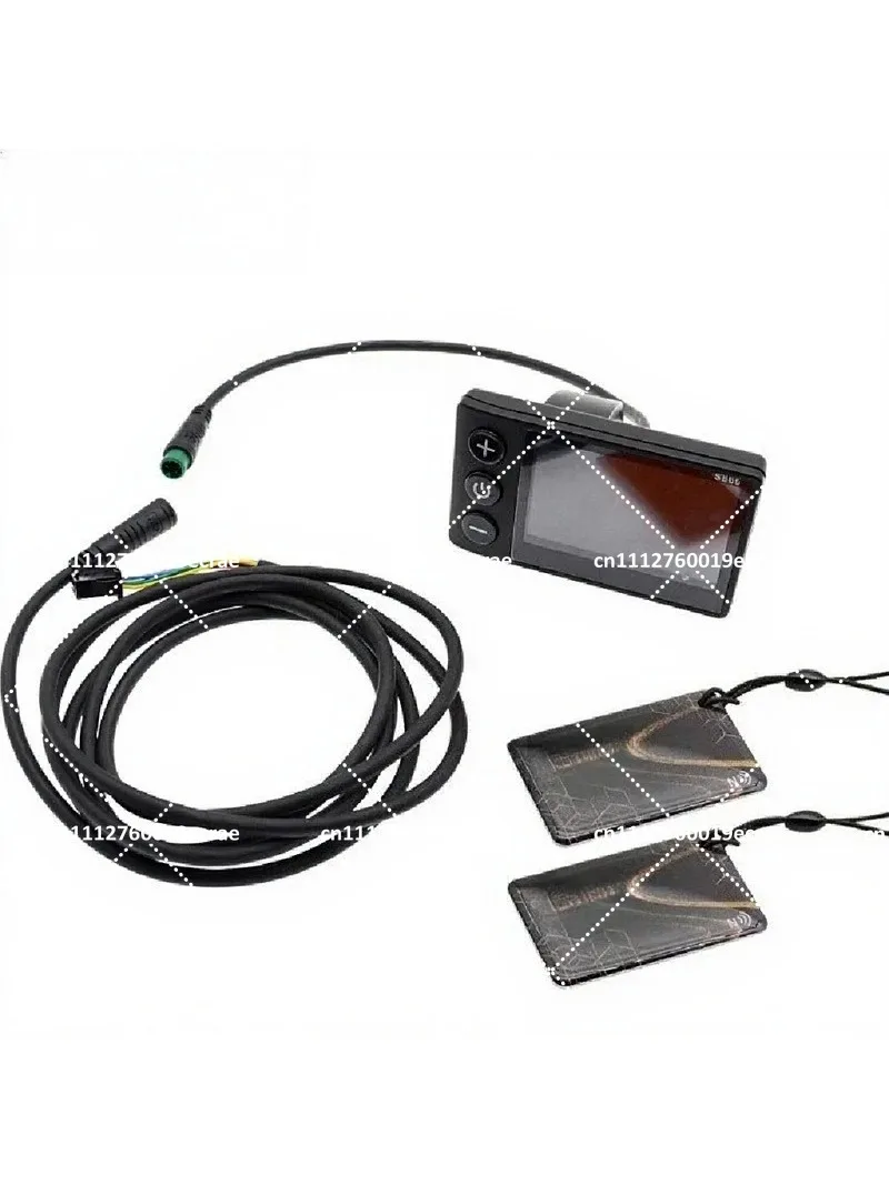 Electric Bike NFC Color Display 5-Core Waterproof Speedometer for E-Bike Cycling Speed Monitor