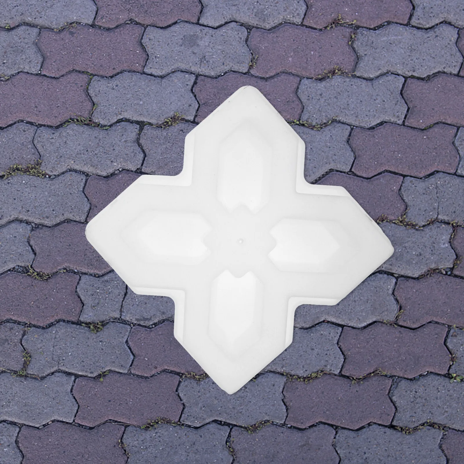 Concrete Stepping Stone Mold Reusable Plastic Pavement Mold for Yard Garden Pathway DIY Paving 30x30x6cm Natural Stone Look