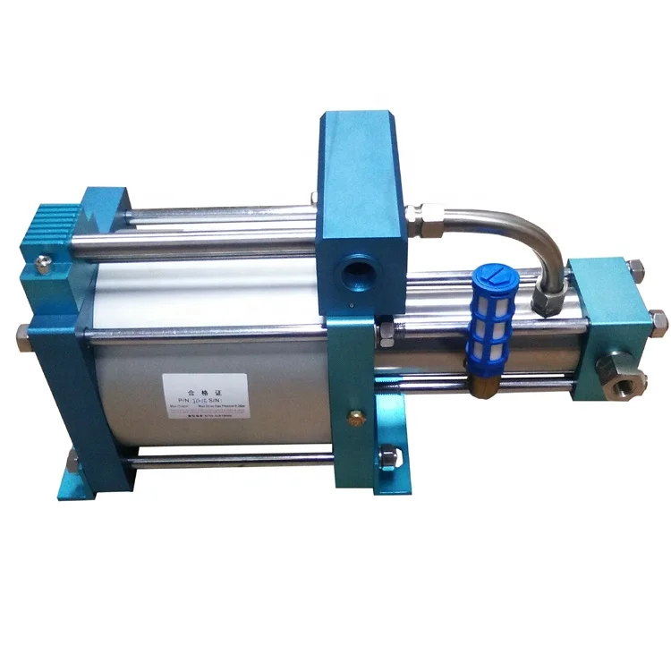 30 Years Factory 25:1 Ratio High Pressure Gas Automatic Booster Air Cylinder Pneumatic Pump