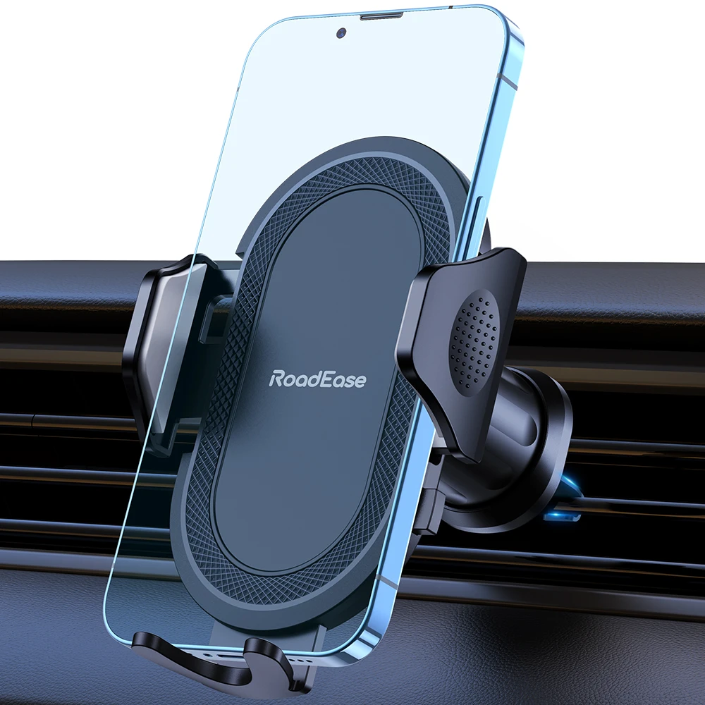 Roadease Universal-Autotelefonhalterung für Auto, verstellbar, 360° °   Rotatio Verbesserter, stärkster Saugnapf-Telefonhalter für Lüftungsschlitze