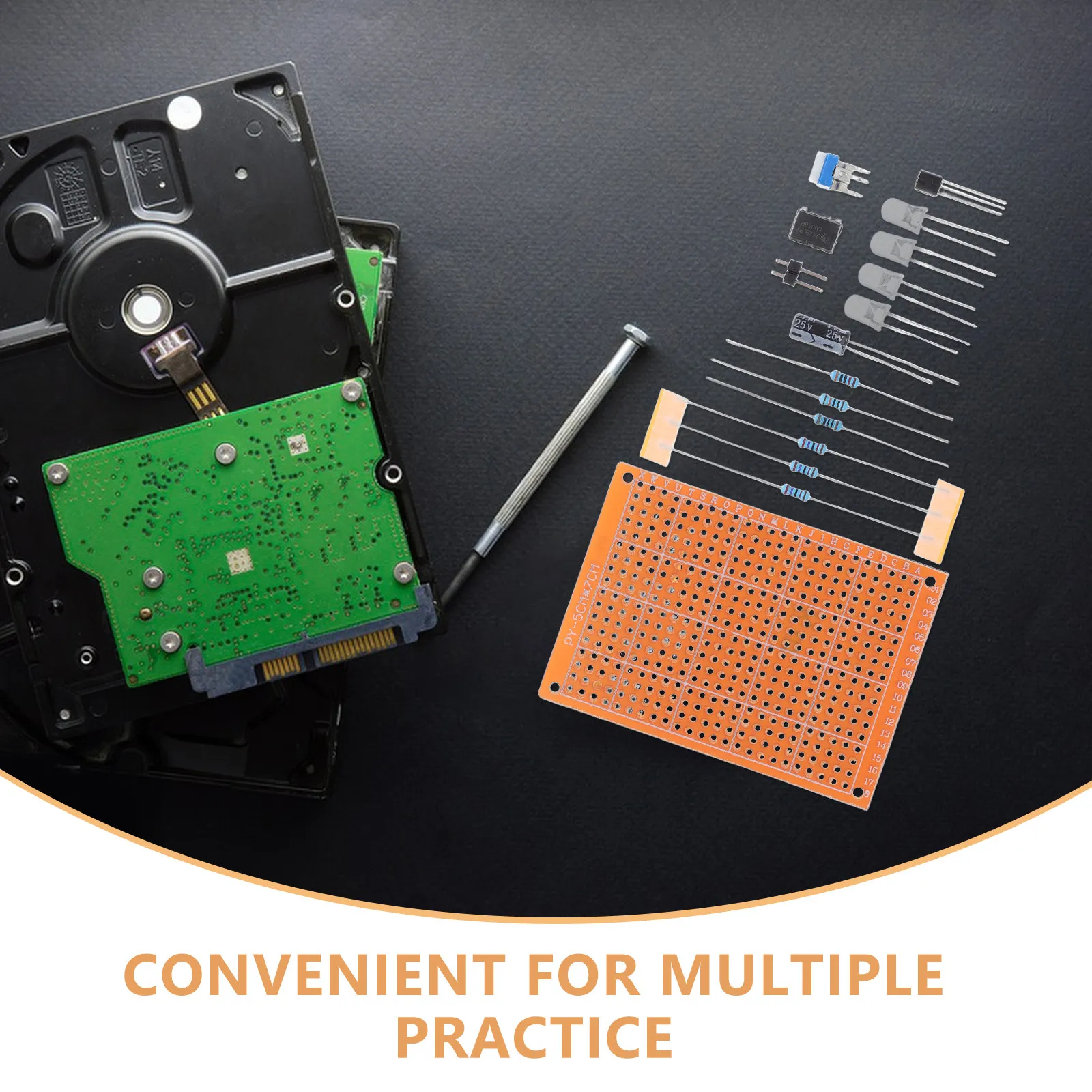 2 ชุด DIY ชุดฝึกหัดการบัดกรีสำหรับนักเรียนอิเล็กทรอนิกส์การเชื่อมบอร์ดส่วนประกอบโครงการชุดบัดกรีสำหรับเด็ก