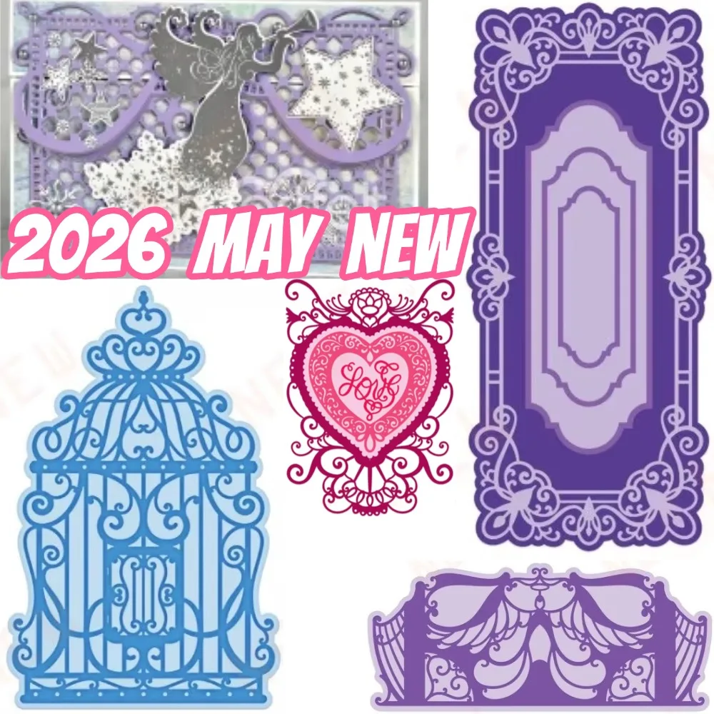 Nouvel arrivage 2026 : Matrices de découpe Flourish Companion Frame pour DIY, scrapbooking, création de cartes et modèles de découpe pour loisirs créatifs