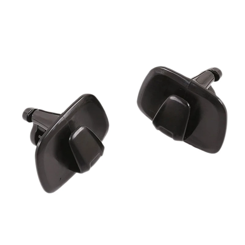 2Pcs Car ABS Interior Roof Hooks Clothes Hanger Hook Trim for Volvo V90 S90 XC40 XC60 XC90 2015-2020