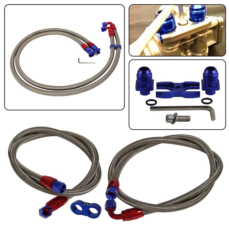 Oil cooler Adapter Hose Kit For B *M *W E36 Euro,E82,E9X 135/335,E46 M3