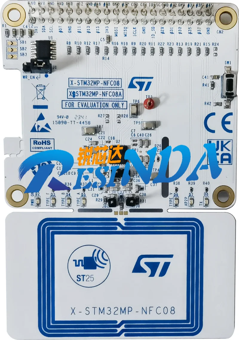 X-STM32MP-NFC08 ST25R3916B ST development board NFC reader IC evaluation board STM32MP