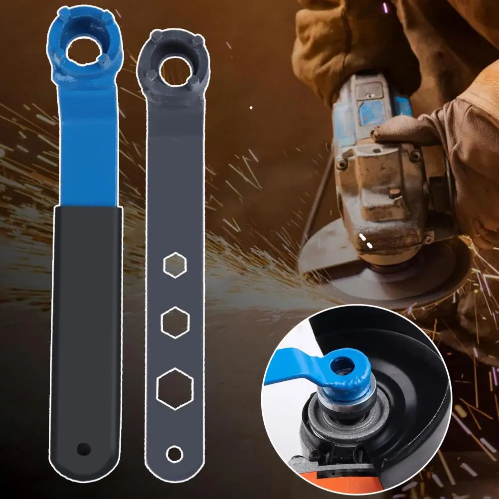 High Carbon Steel Wrench Adjustable Angle Grinder Wrench High Carbon Steel Pin Spanner Heavy Duty Anti-slip Tool for 4 to 4-1/2