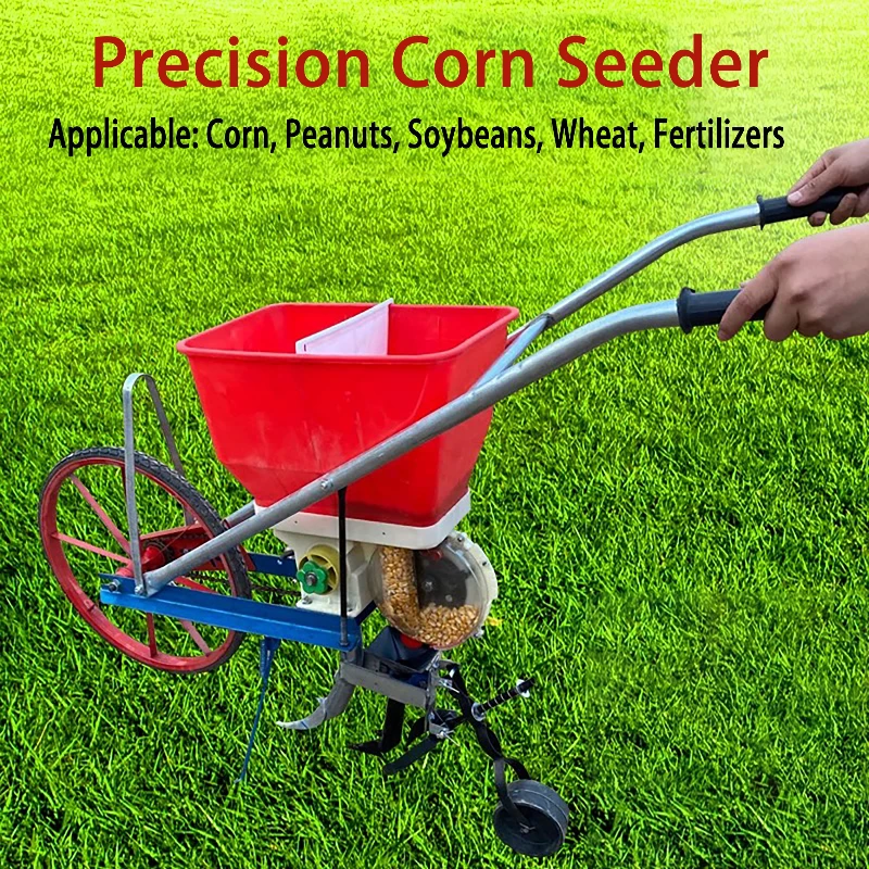 Multiple Rows Multi-Function Hand-Push Seeder Corn Carrots Spinach Seed Vegetable Herbs Planter  Seed Planting Tool