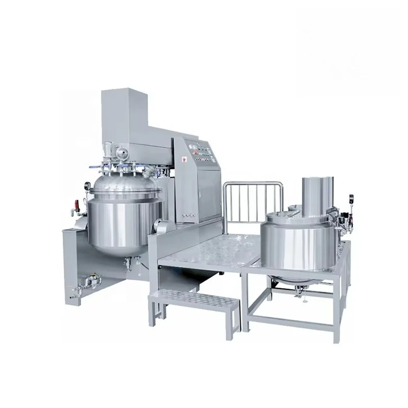 Custom Industrial Electric Heating Cosmetic Machine,Emulsifying Homogenizer Mixer Professional Lotion Mixer Beauty Production