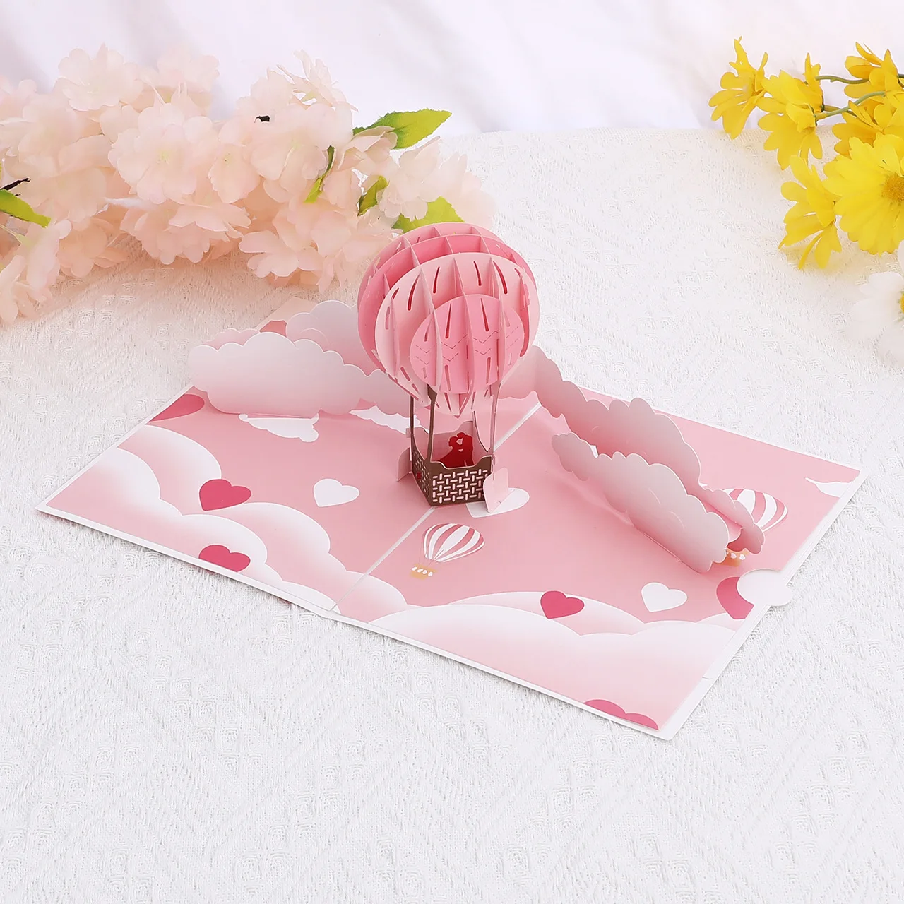 بطاقة شكر جديدة رائعة ثلاثية الأبعاد لعام 2025، بطاقة الذكرى السنوية لبطاقات المعايدة للزوجين، بطاقات التفكير عنك مع مغلفات