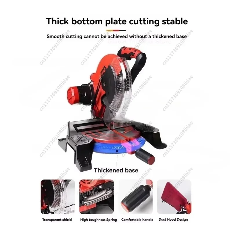 10 Inch High Precision Multifunctional Miter Saw 45 Degree Angle Circular Cutter For Wood And Aluminum Alloy Cutting
