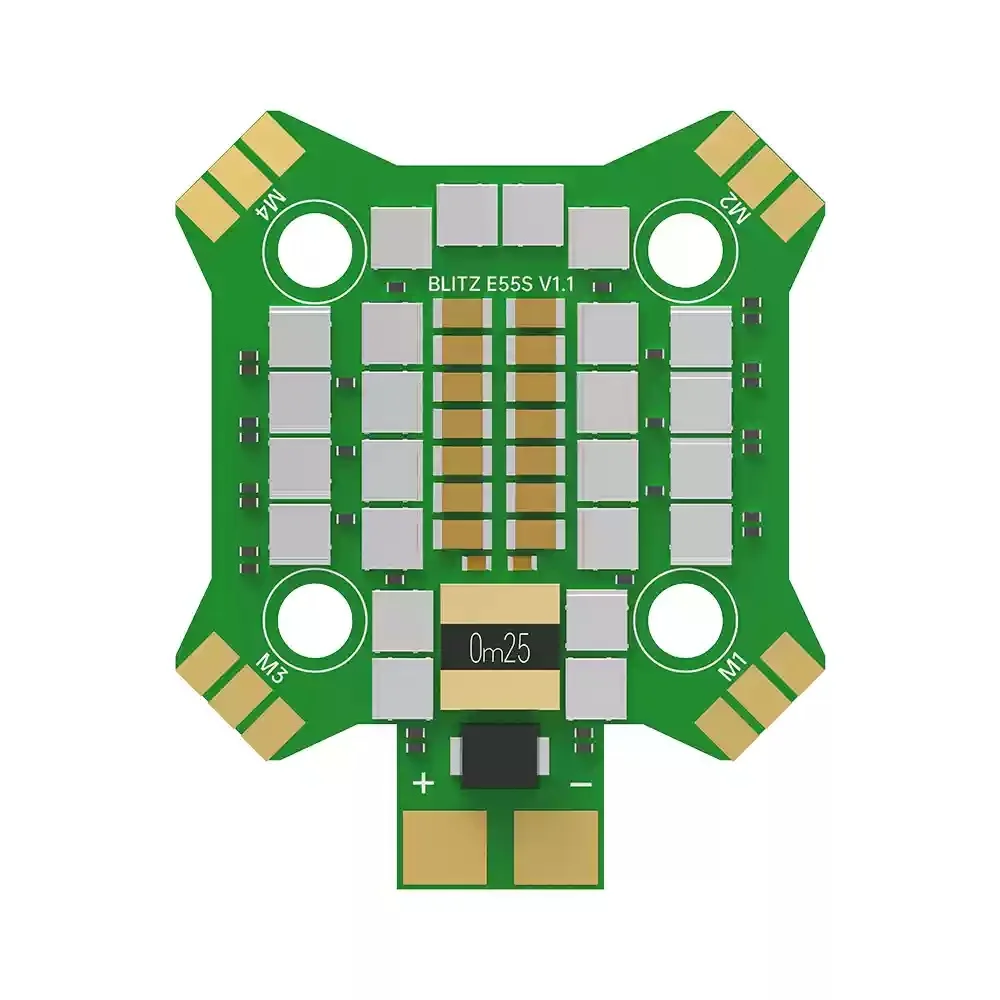 iFlight BLITZ Mini F7 V1.2 & E55S 4-in-1 ESC Stack, 2-6S F7 Flight Controller Combo for Mini FPV Drone Racing Parts