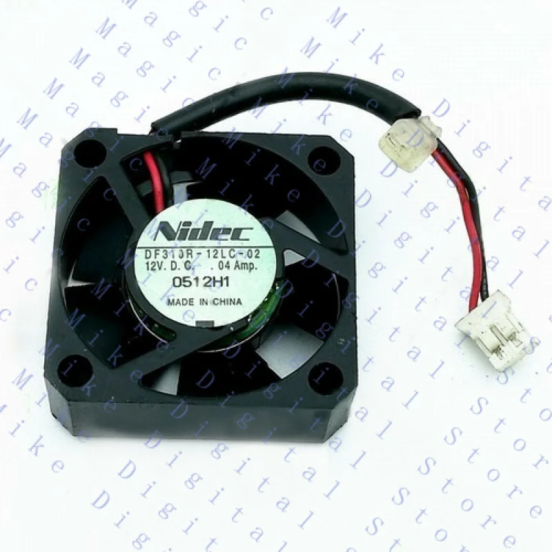 UU  for NIDEC DF310R-12LC-02 3010 3CM DC 12V 0.04A 2 Line Silent Cooling Fan