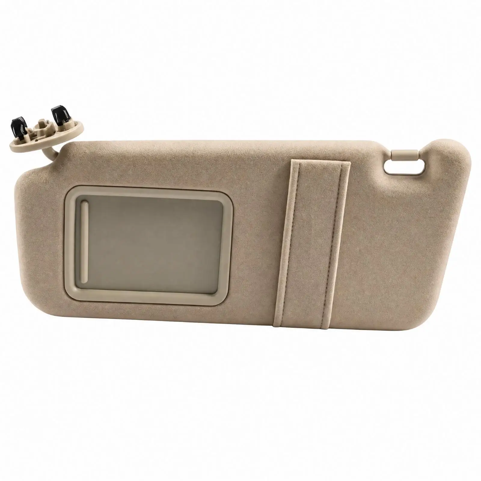 Car Sun Visor with Light and Padded Low Profile Design for Driver Passenger Protection Long Road Trip Interior Renewal