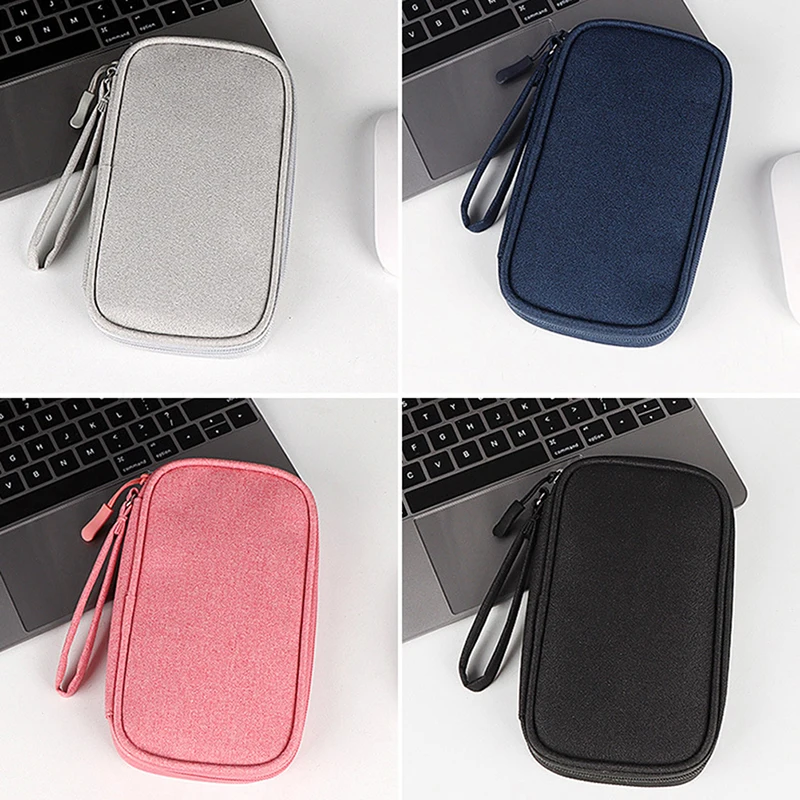 Electronic Digital USB Case Portable Cable Travel Storage Pouch Bags Accessories Storage Bag For Cord Charger Power Hard Drive