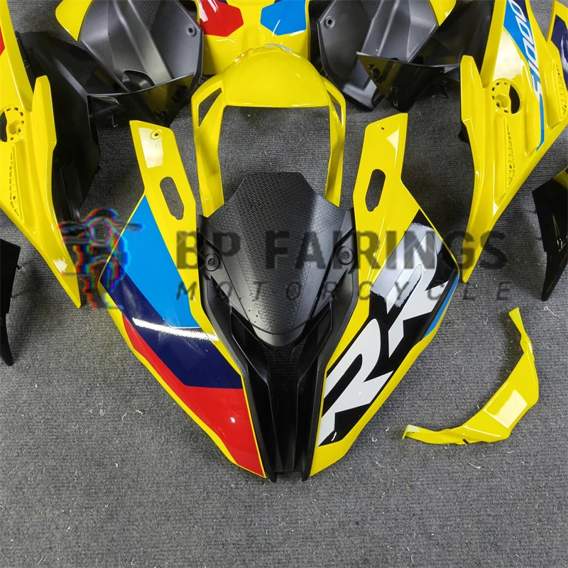 For BMW S1000RR 2023 2024 Fairing Accessories Full Fairings Panel Kit Higher Quality ABS Plastic Injection set Yellow