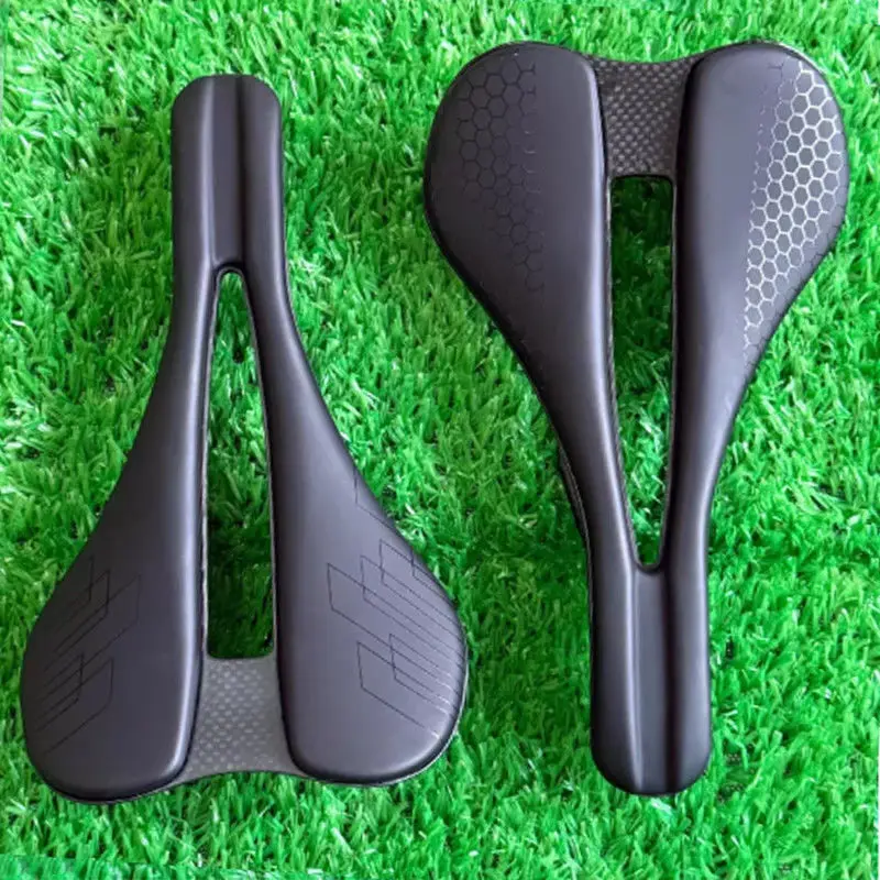 

Сверхлегкая подушка для сиденья для шоссейного велосипеда 102 г, расширенная подушка для сиденья из углеродного волокна для горного велосипеда, удобная полая короткая подушка для сиденья