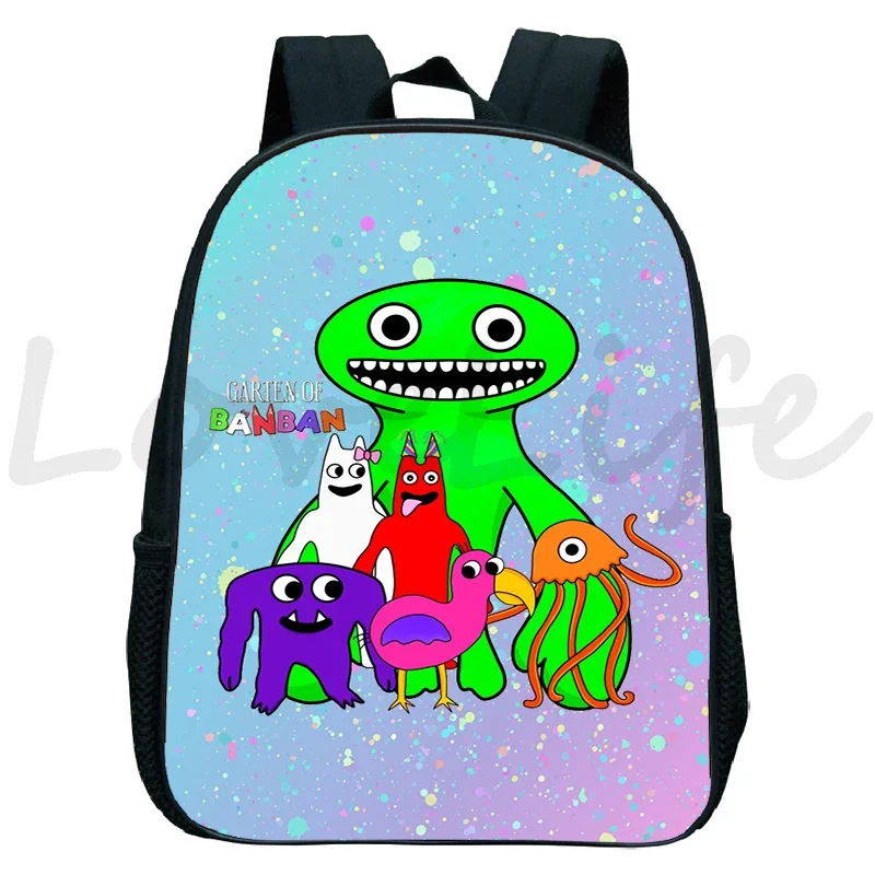 Garten Of Banban Sac à dos pour enfants, sacs d'école de dessin animé amusant, sac à dos pour enfants, sacs à dos de maternelle, sac cadeau pour garçons et filles