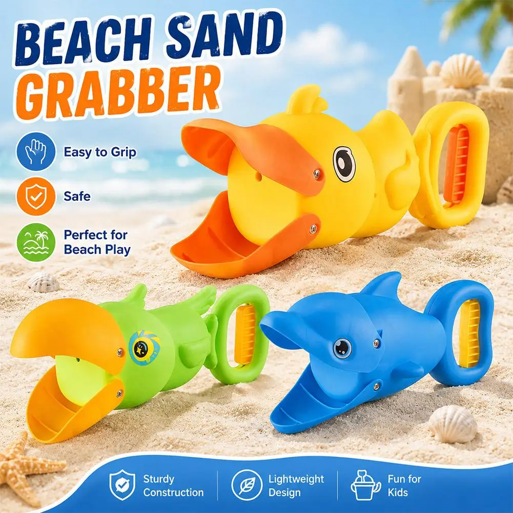 Brinquedo de Praia para Bebês: Pegador de Areia em Formato de Garra de Lagosta para Brincadeiras na Areia, Acessório de Praia, Neve, Atividades ao Ar Livre, Verão, Piscina e Banheira para Crianças