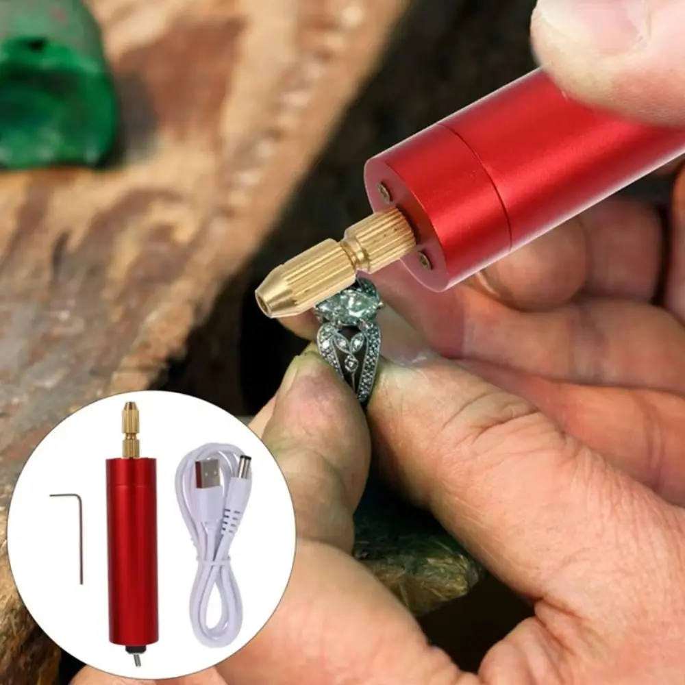 High Precision Electric Engraver Mini Size Adjustable Speed Mini Engraving Tool Aluminum Body Electric Motor Rotary Tool