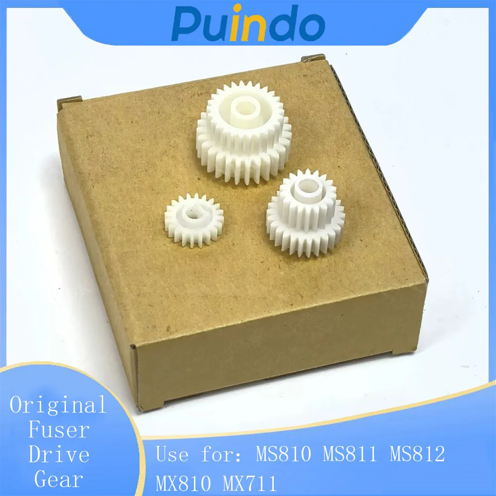 1set 3PCS Original Disassembly Fuser Drive Gear for Lexmark MS810 MS811 MS812 MX810 MX711 Fuser Gear
