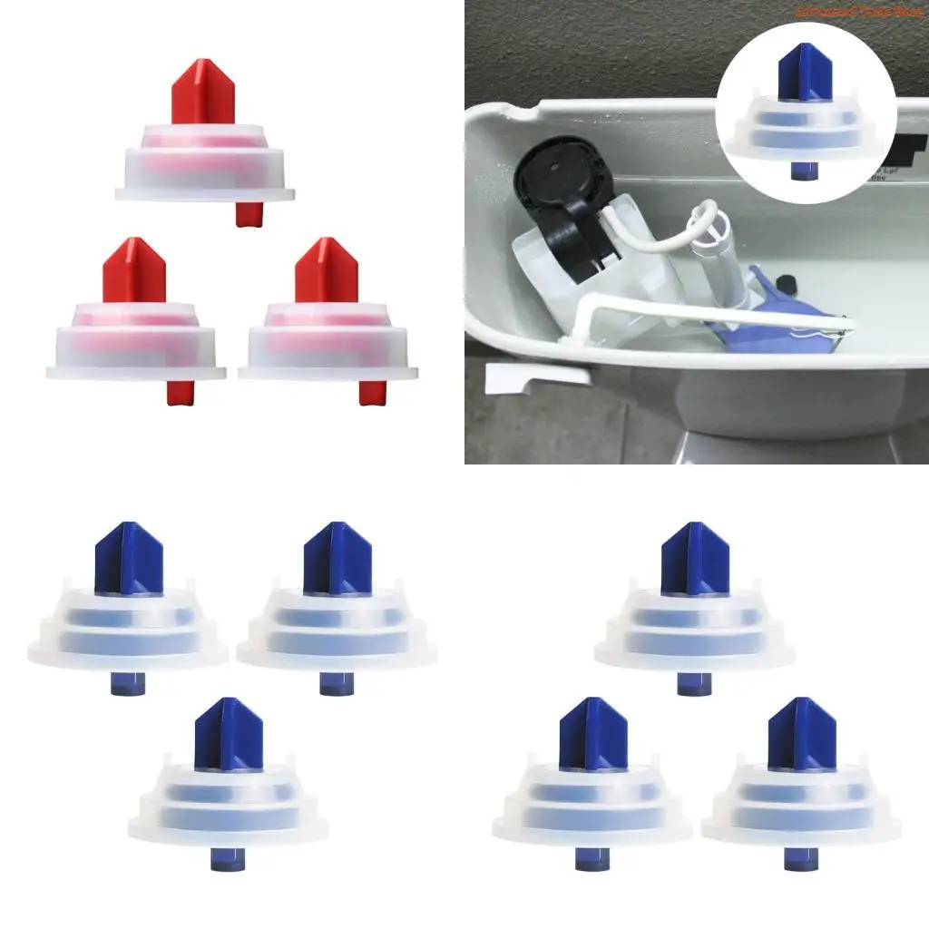 3Pcs Rubber Cistern Inlet Flush Valves Washer Float Valves Membrane Cistern Valves Washer Bathroom Spare Parts Enduring W91B