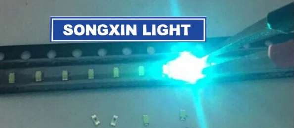 100PCS 1005 0402 Ice Blue 0.01W Super Ultra Bright SMD LED Indication smd 0402 led clear blue 0402 diodes