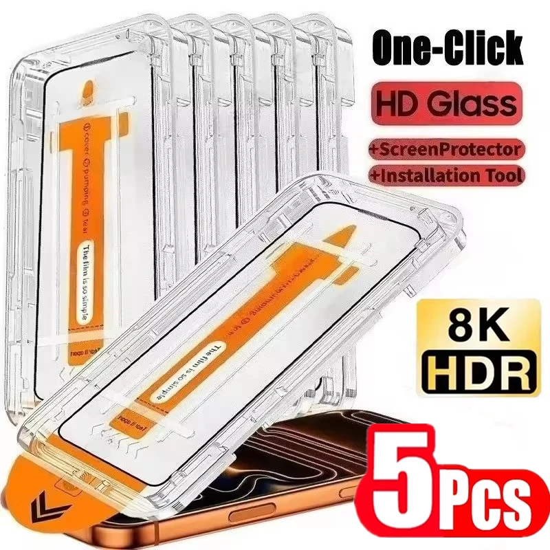 

Oleophobic Coating Dust Free Easy Installation Screen Protector for IPhone 17 14 15 11 12 13 16 Pro Max Air XR XS 14 15 16 Plus