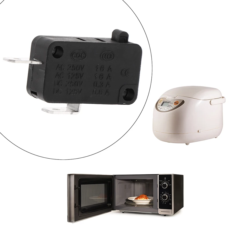 5Pcs KW1-103 Microwave Oven Door Switch Fit For Microwave Washing Machine Rice Cooker 16A 250V 2 Pins‘