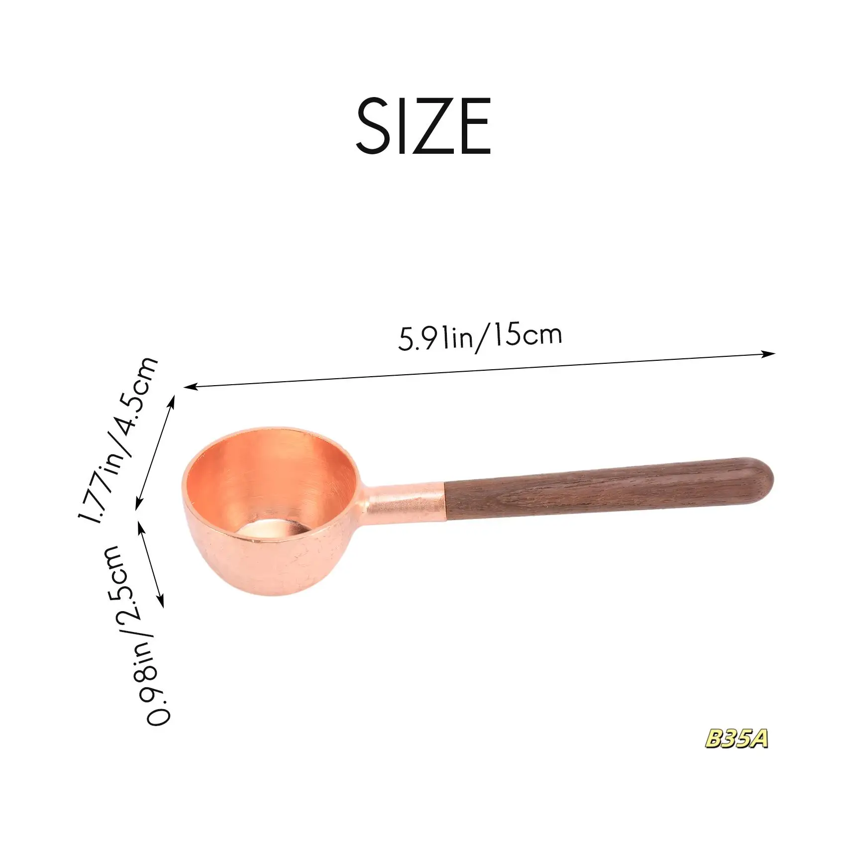 

Кухонные товары Медная ложка для кофе, Медная мерная ложка для кофе, Ложка для кофе