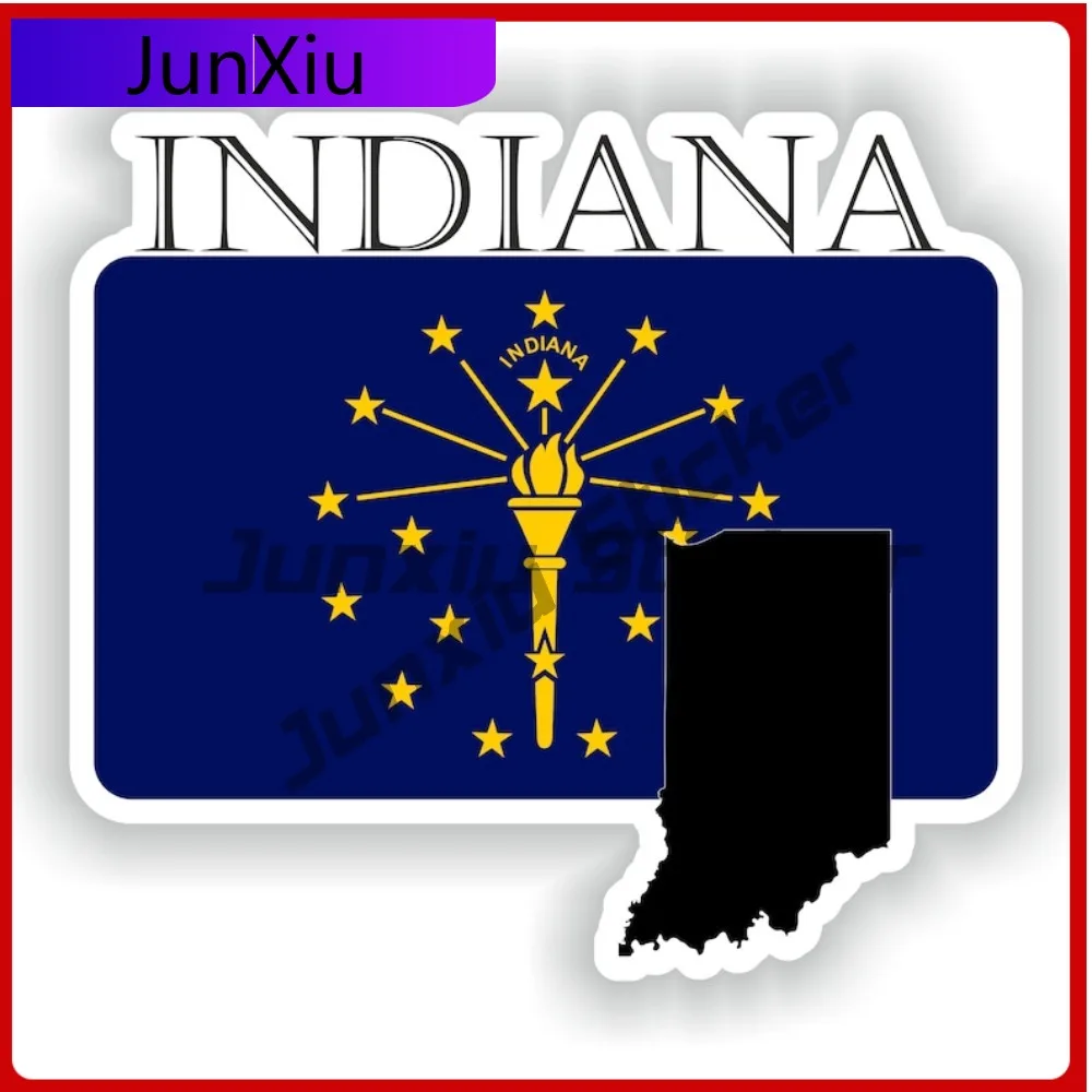 

Indiana Country Project Flag Beautiful Auto Styling Accent Fits Vehicle Exterior Decoration Needs