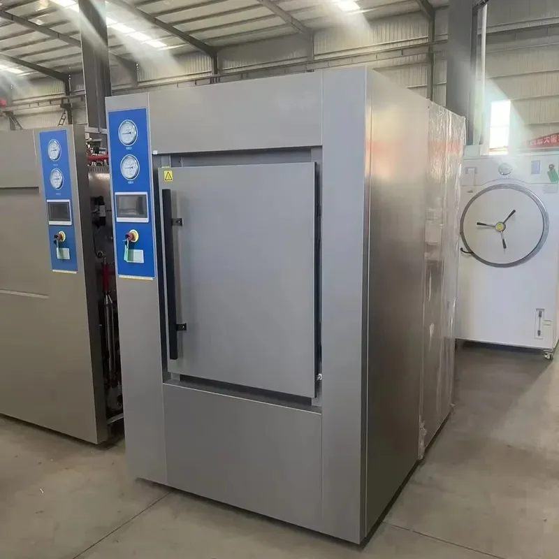 26 ZST.HL-1.2S 1200L Dual-Door Steam-Assisted Powder Processing System with Stainless Steel Chamber and Data Logging Function