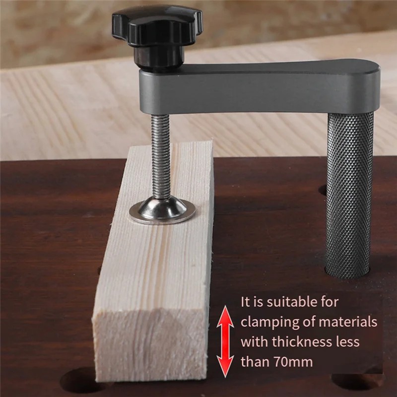 20Mm Woodworking Fast Press Desktop Pressure Clamp Manual Clamping Quick Grip Clamp Aluminum Alloy Parts Workbench DIY Tools