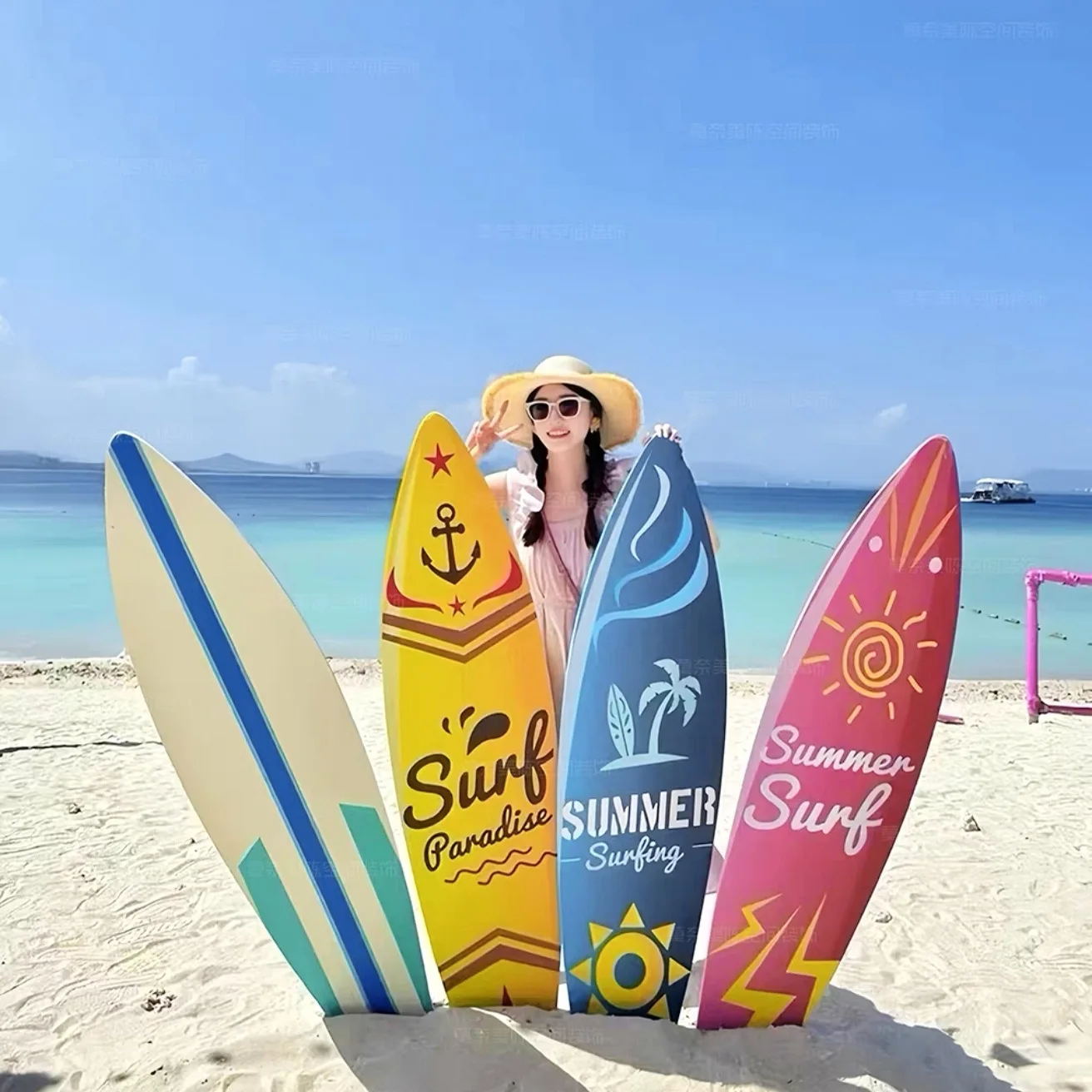 

Beach vacation atmosphere photo props mall