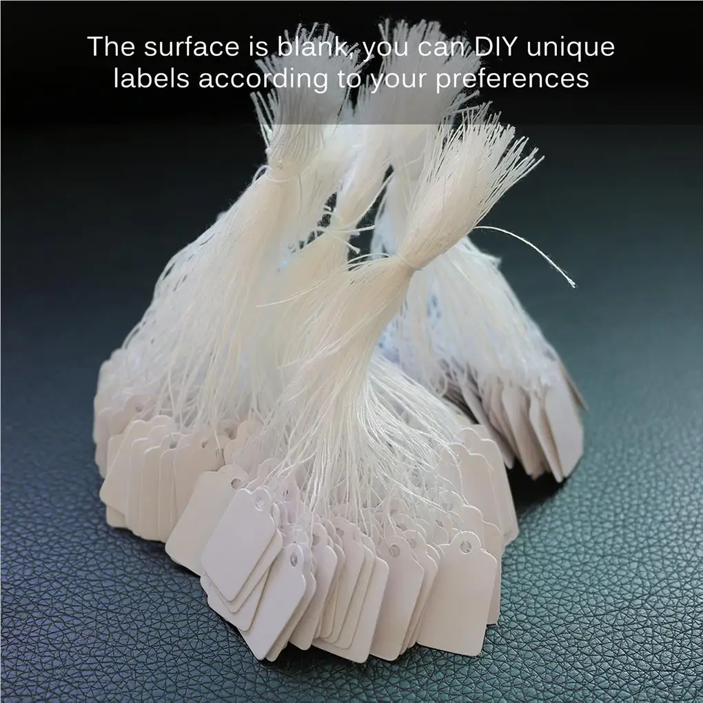 500 قطعة/الوحدة تسمية سعر المجوهرات مع سلسلة القطن شارة سعر السلع متجر بطاقة السعر DIY بها بنفسك الذهب الفضة فارغة بطاقة عرض السعر