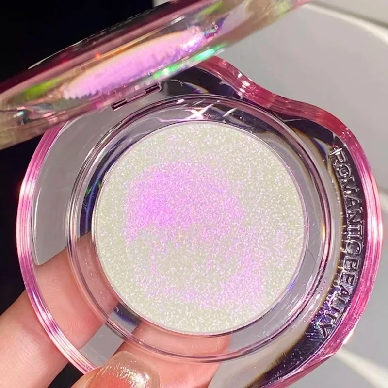 Palette di evidenziatori con diamanti ad alta lucentezza Splendido ombretto glitterato Lucido lucido Baco da seta Ombra Shimmer Trucco occhi