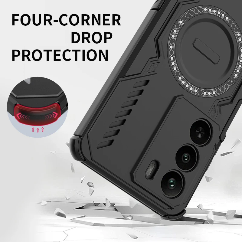 Heat Dissipation Phone Case For Realme C73 5G Global Case Magnetic Attraction Piece For Realme Narzo 80 Lite 5G чехол Back Cover