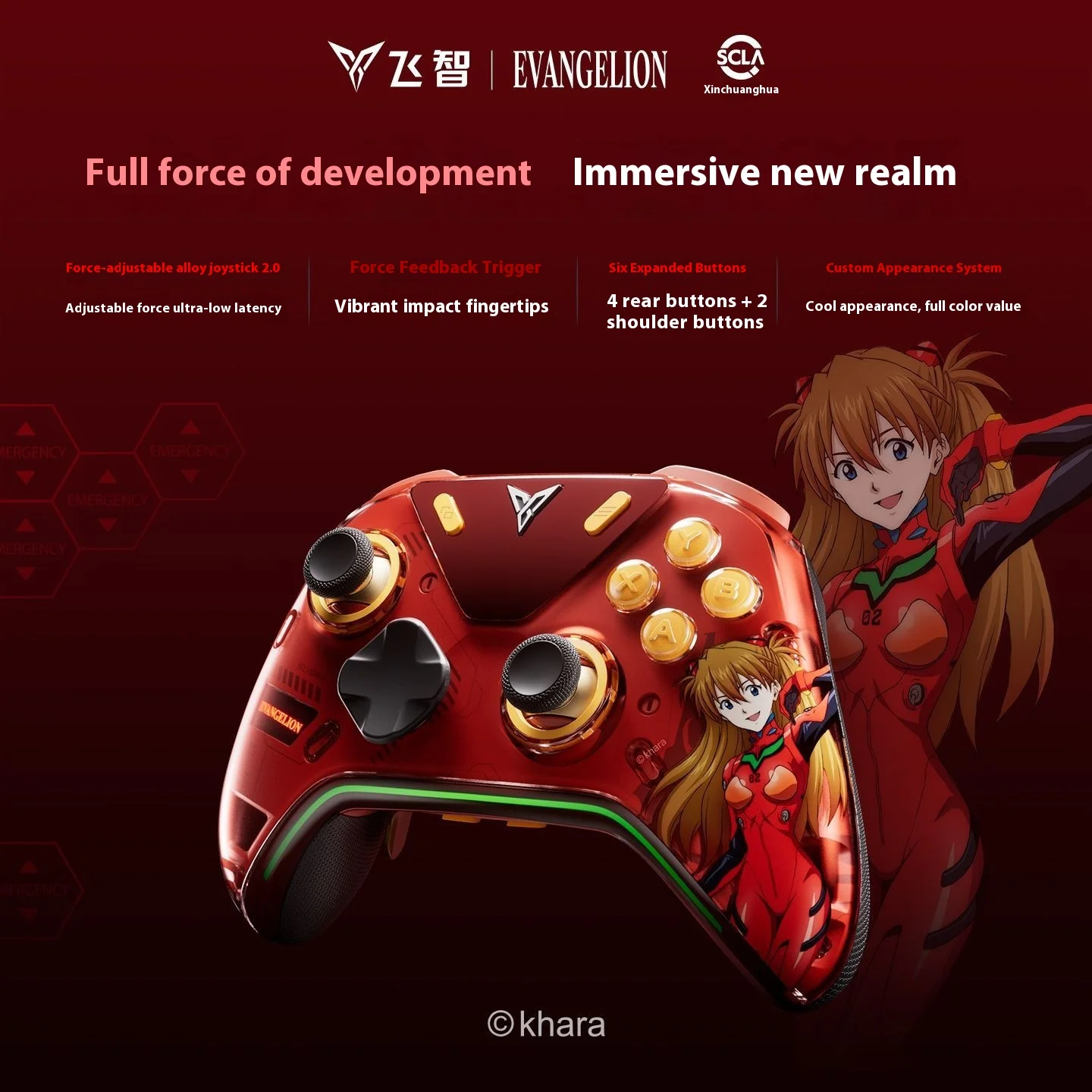 

Flydigi Apex 5 EVA Wireless Game Controller Precision Gamepad Control for PC Switch Mobile TV Box with Dock gift Computer Steam