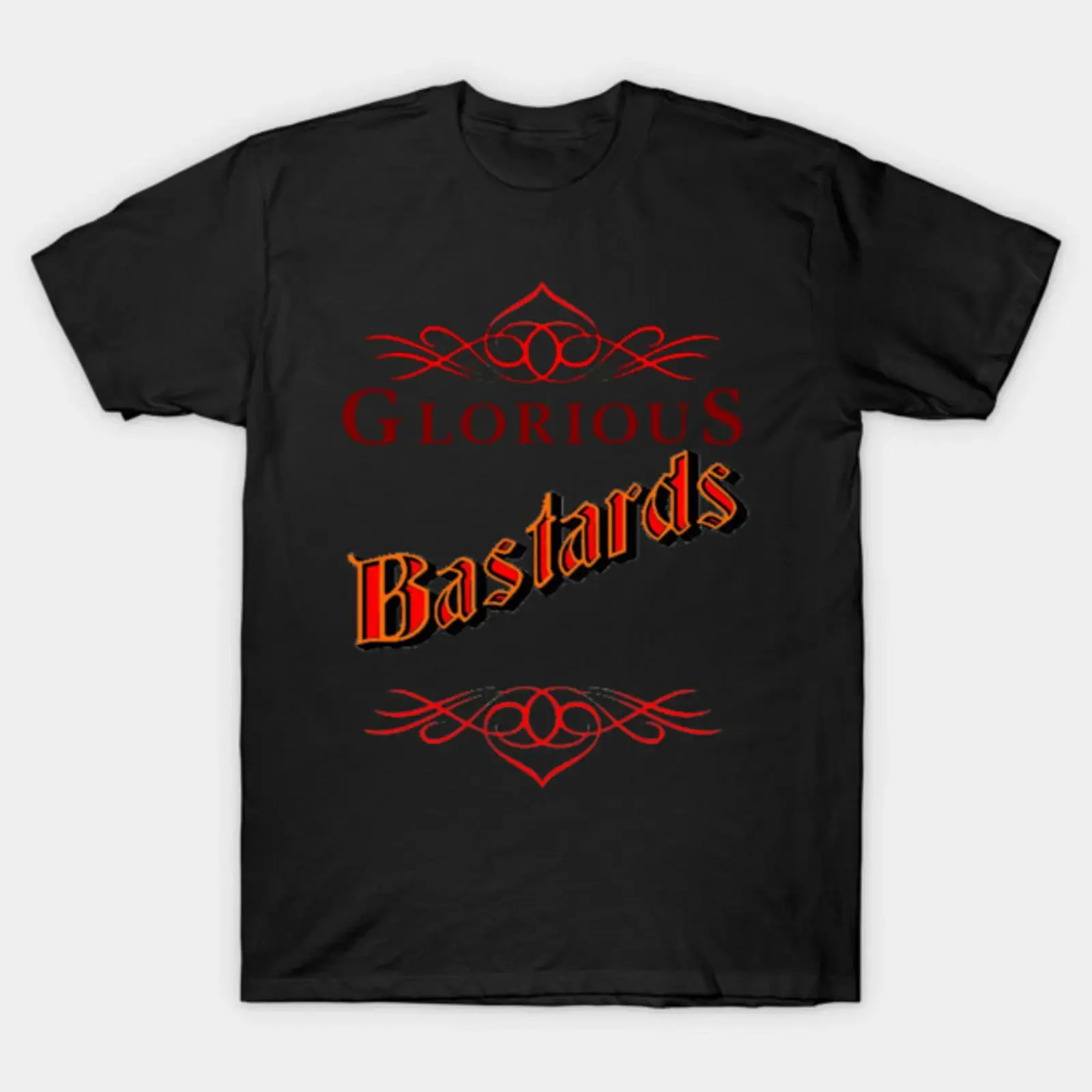 RWO GLORIOUS BASTARDS T Shirt vintage Washed homme graphic designer clothes Stylish Casual Breathable streetwear Comfortable