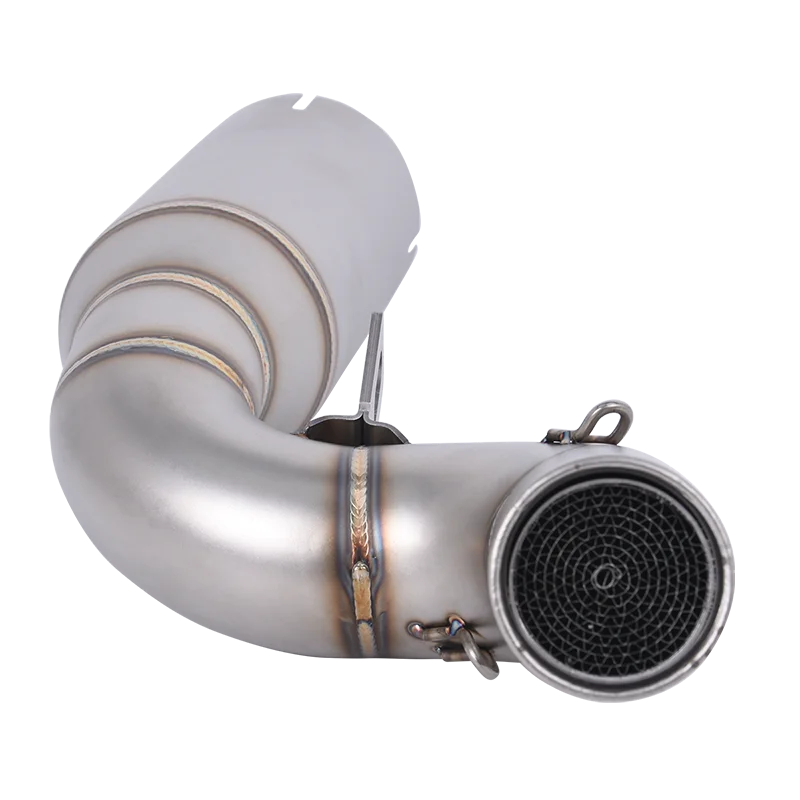 ท่อไอเสียแบบสวมสำหรับ KTM DUKE 125 250 390 SMC R GEN 3 Vitpilen Svartpilen 401 2025 ระบบไอเสียรถจักรยานยนต์ ท่อเชื่อมต่อกลาง ท่อเก็บเสียง