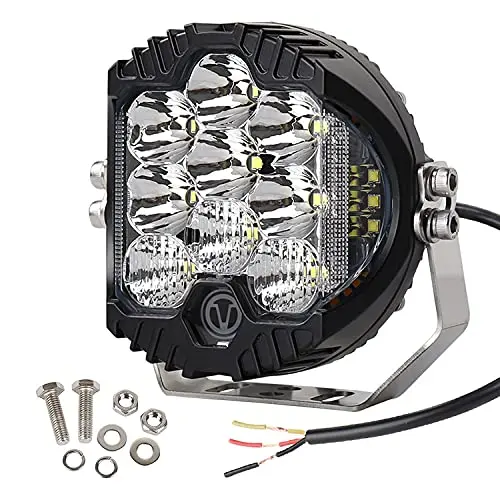 

5'' 7'' DRL Motorcycle Car Headlight 9 LED Headlamp Driving White Color Head Light Spotlight For Honda Suzuki Golf ATV UTV