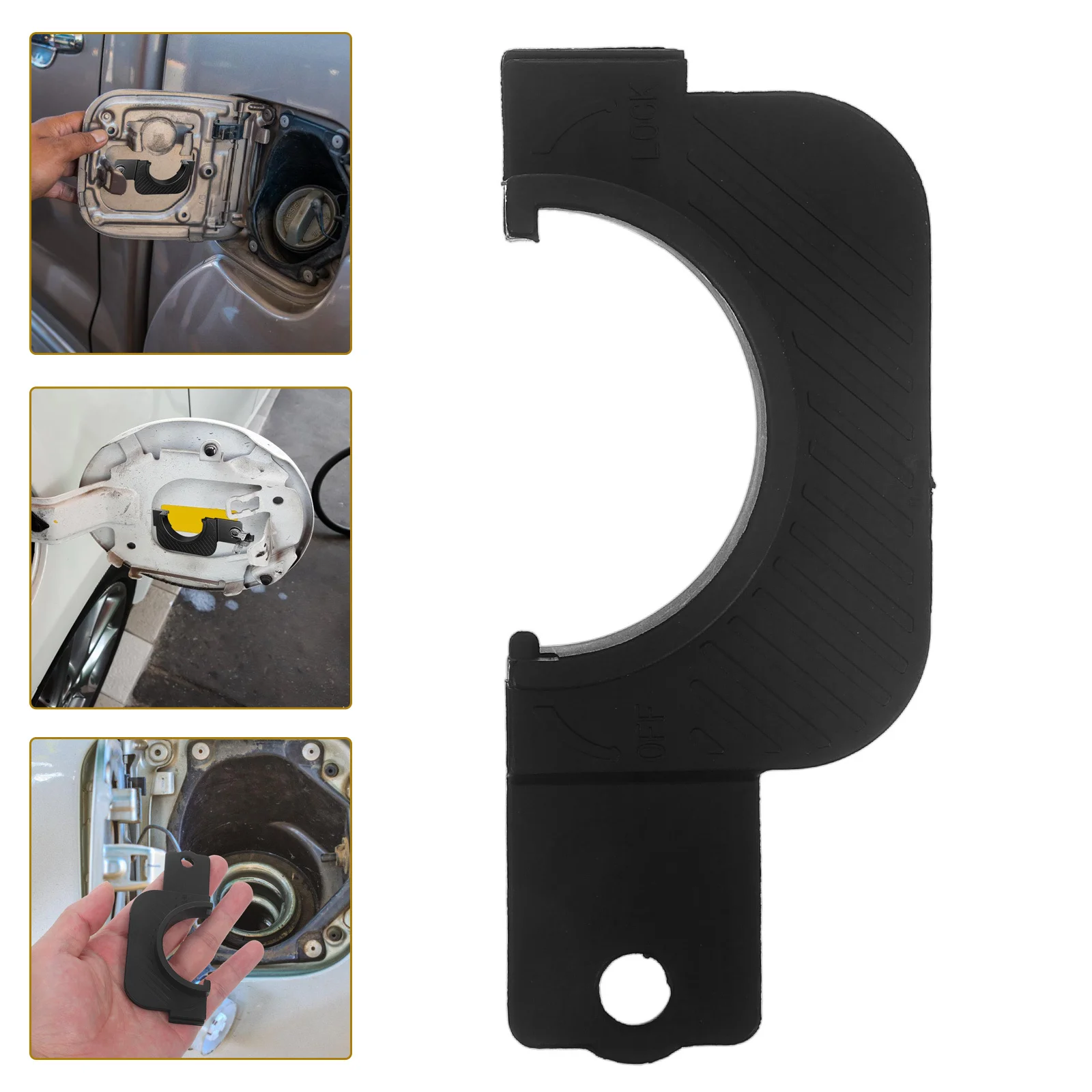 

Car Fuel Cap Holder Plastic Replacement Antislip Design Elegant Appearance Car Gas Cap Holder Vehicle Accessories