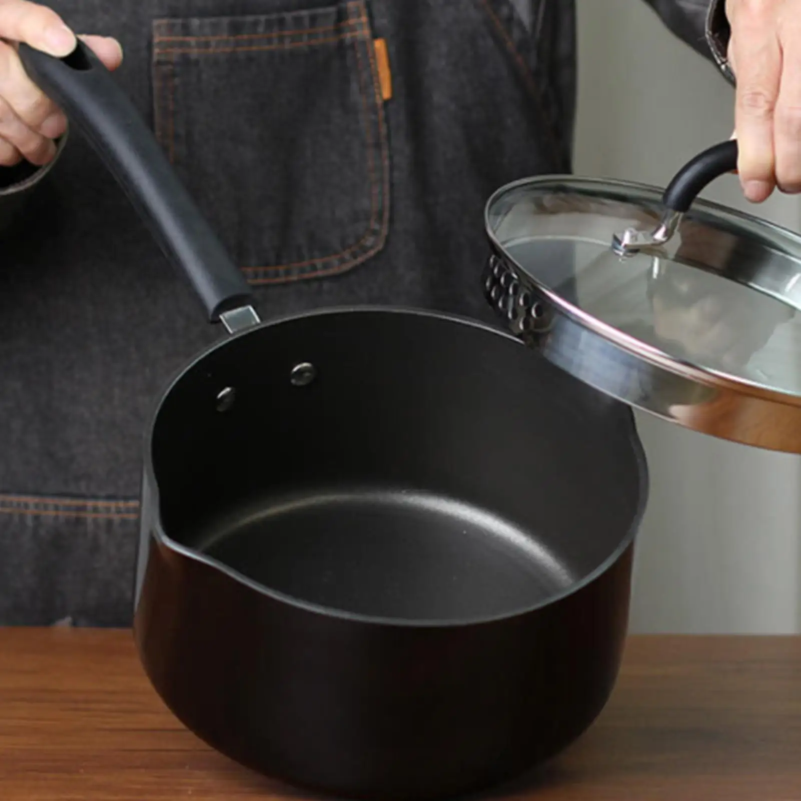 Kitchen Pot Handle Detachable frying pan handle Removable Anti scald handle electromagnetic stove handle accessories ﻿