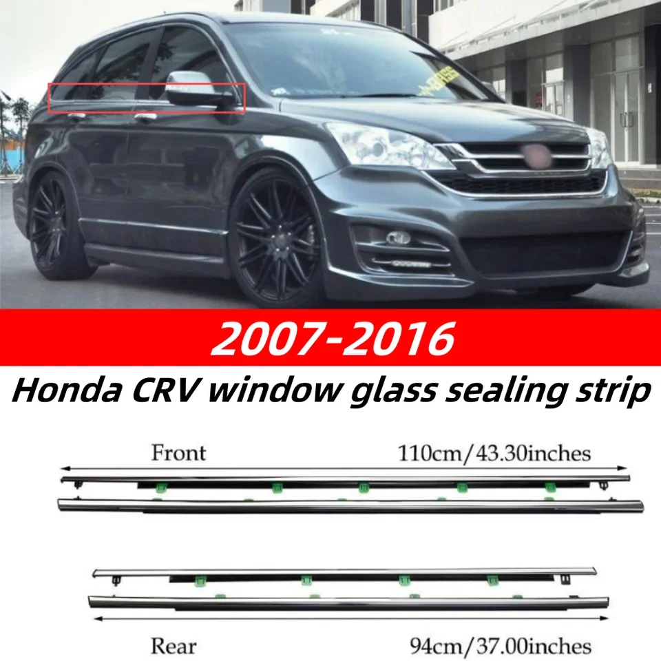 For CR-V CRV 2012-2016 Window Weatherstrip Molding Trim Outer Seals