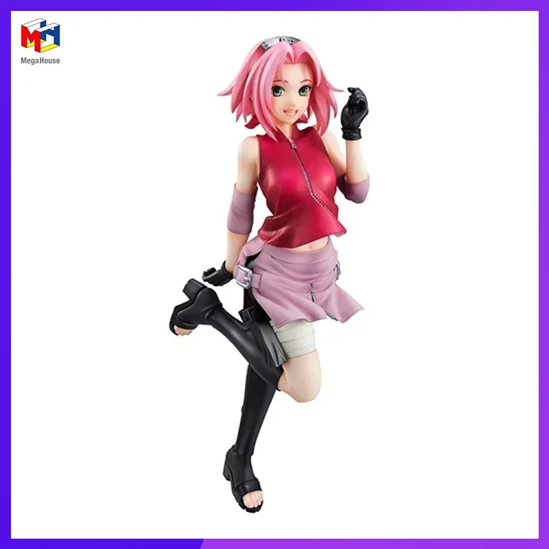 

In Stock Megahouse GALS NARUTO Shippuden Haruno Sakura Original Model Anime Figure Model Toys Boy Action Figures Collection Doll